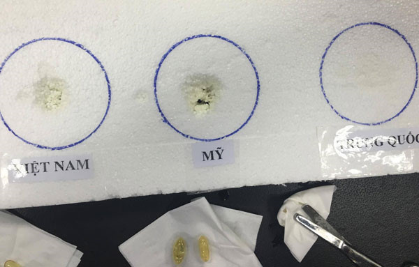 Dầu cá ăn mòn xốp